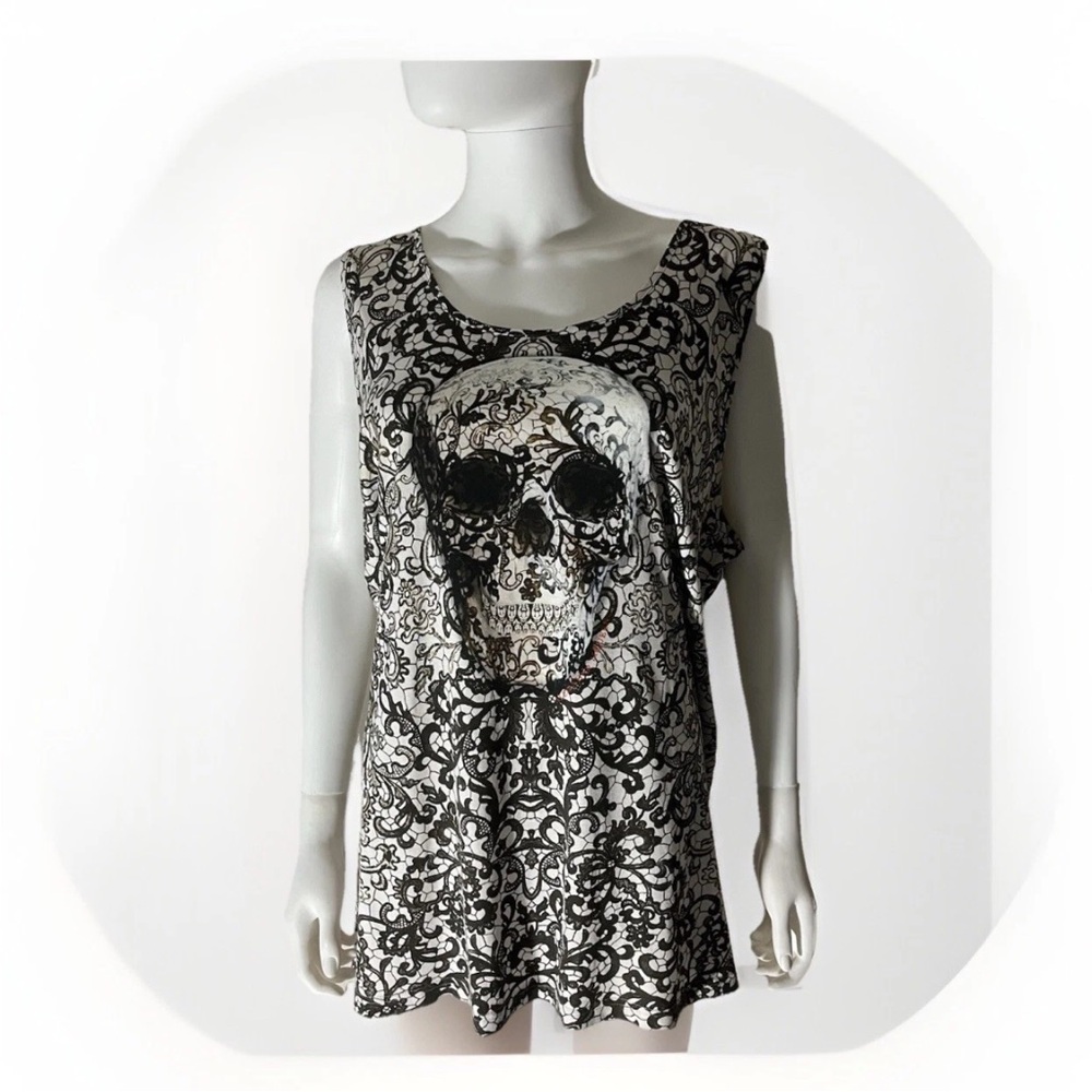 Alexander McQueen Skull Tunic Top / Dress XL